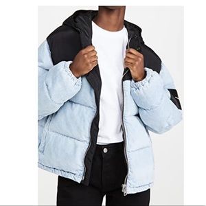 ALEXANDER WANG DENIM PUFFER